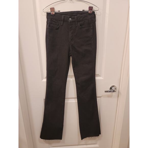 Joe's High Rise Curvy Bootcut Jeans in Black - Picture 5 of 7
